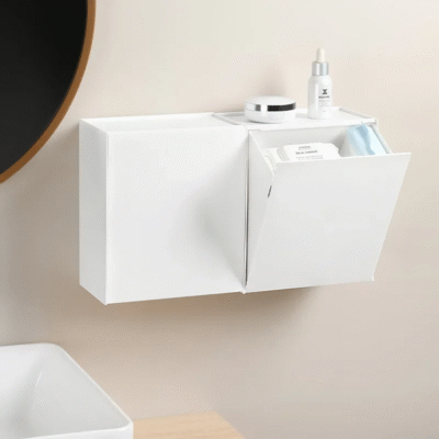 Paper Towel Dispenser Tissue Box Shelf for Kitchen