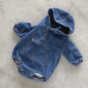 Baby Boys and Girls Denim Romper
