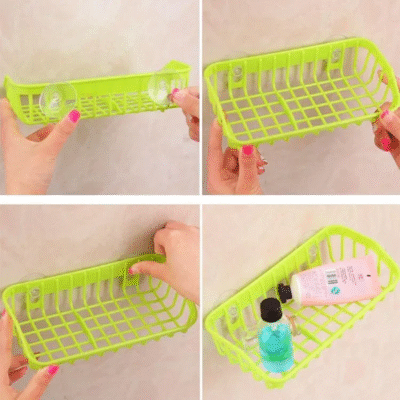 Multifunctional Suction Cup Dishwashing Sponge Holder