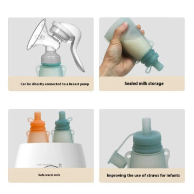 Portable Household Silicone Breast Milk Preservation Bag